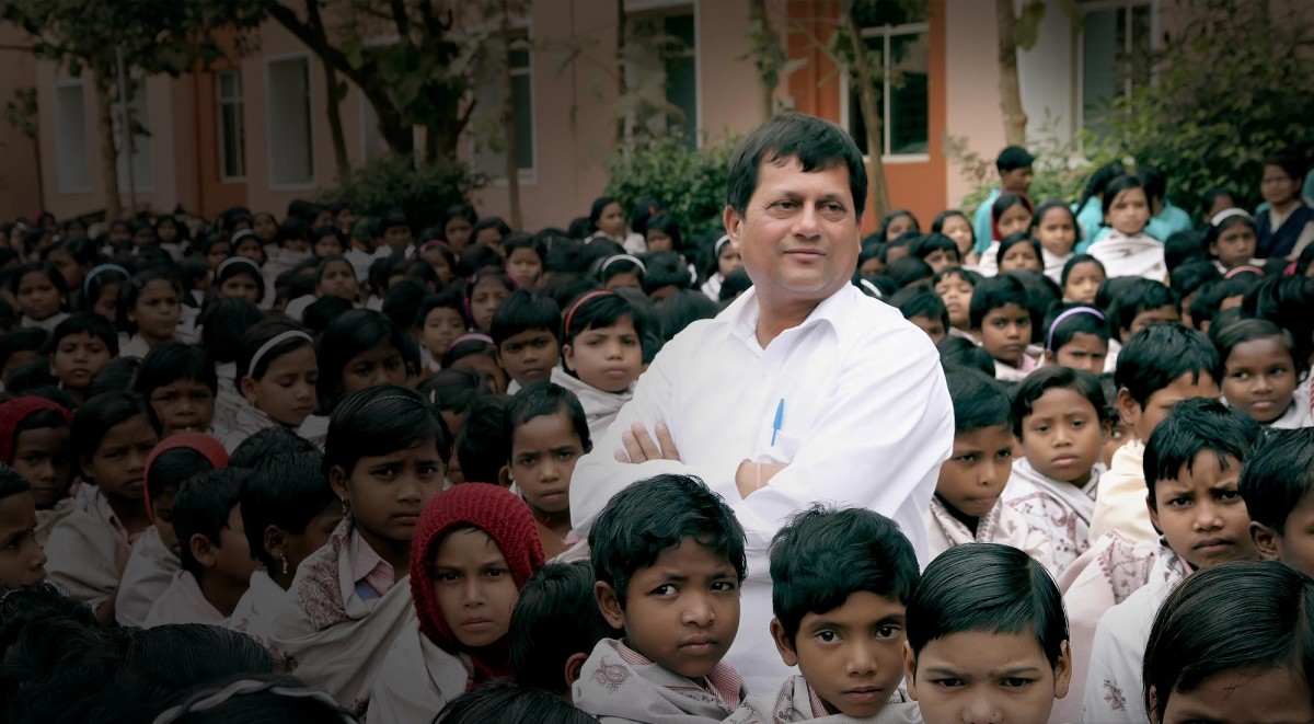 Prof. Achyuta Samanta with children