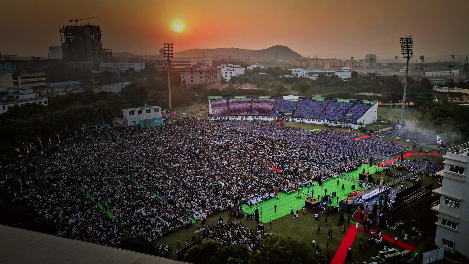 A large cultural gathering at KIIT